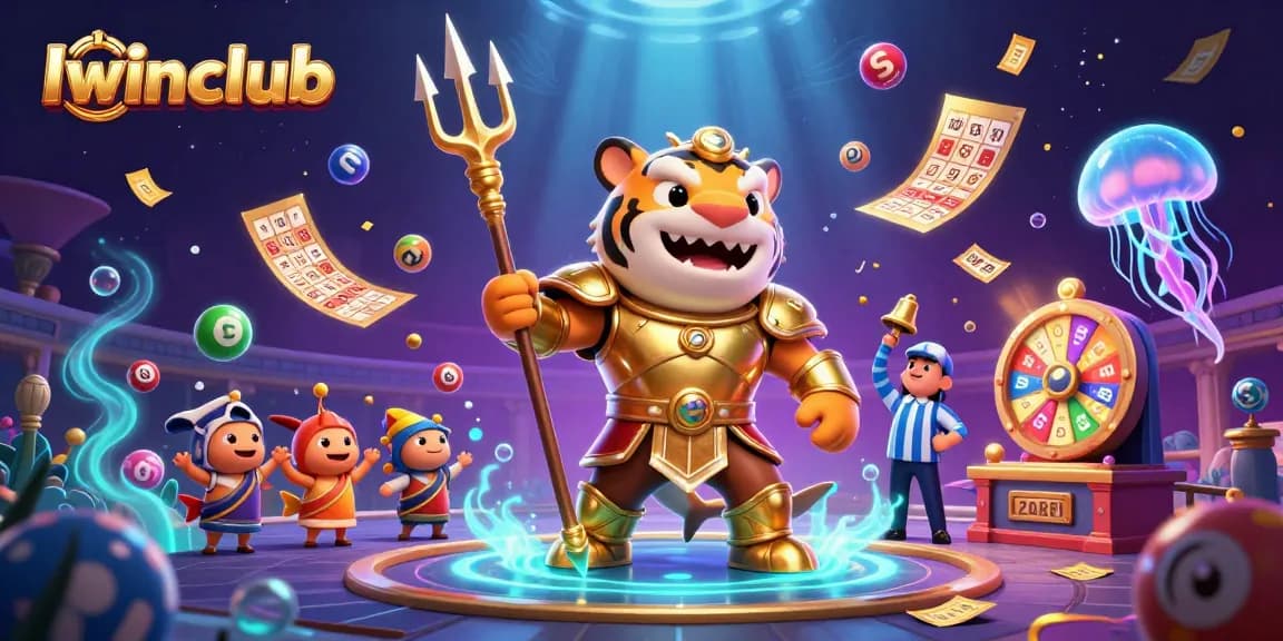 Iwinclub showcases exhilarating underwater gaming with vibrant elements and a dynamic design.