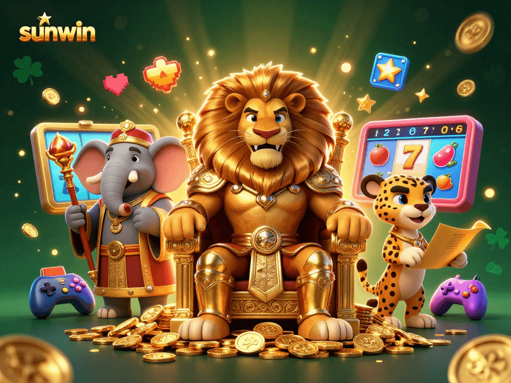 Experience thrilling wins at sunwin with vibrant slot games and exciting jackpots amid a royal backdrop.