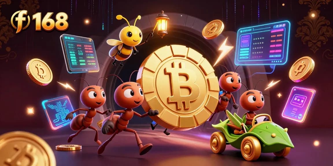 Experience a thrilling f 168 poker heist with ants and crypto elements.