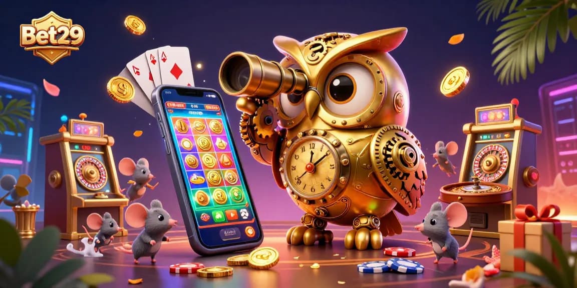 Engage in thrilling gaming at Bet29, illuminated by vibrant casino excitement and golden rewards.