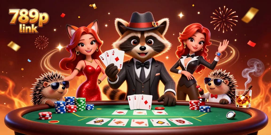 Engage with the thrilling world of 789p link at a vibrant casino scene with colorful poker elements.