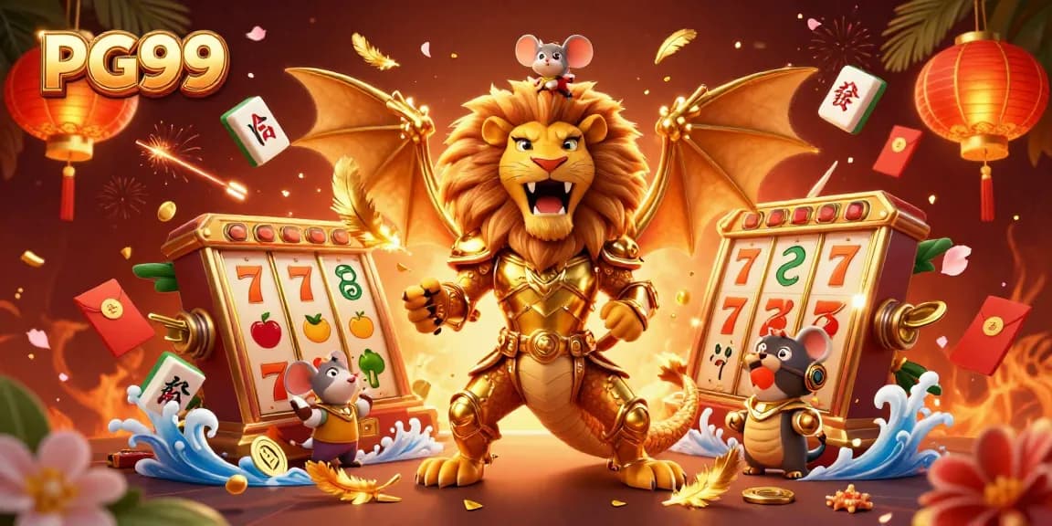 Experience exciting jackpots and thrilling slots with PG99 in a vibrant casino scene.