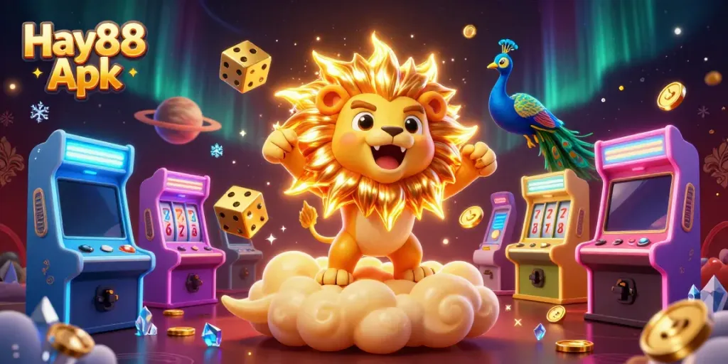 Experience thrilling games with the Hay88 Apk featuring vibrant characters and casino elements.
