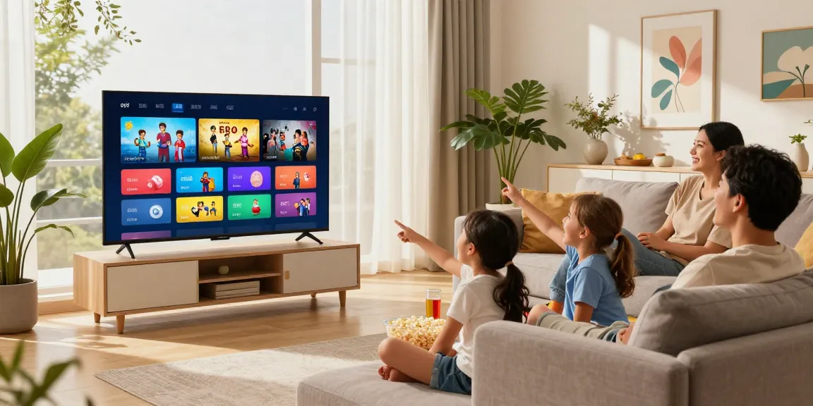 Família assistindo IPTV no melhor ambiente com bestbraziliptv.