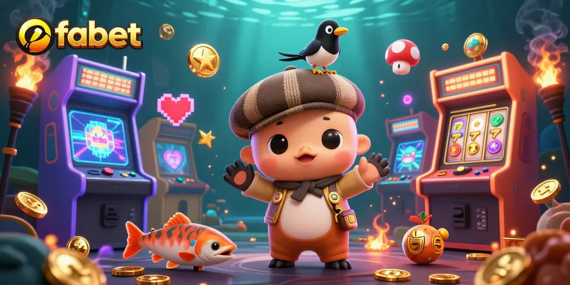 Engage in winning slots at fabet with cartoon Nessie and playful elements for a vibrant gaming experience.