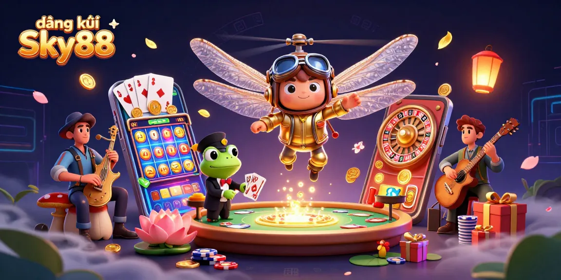 Engage with the thrilling action of đăng ký Sky88 at the vibrant lily pad casino.