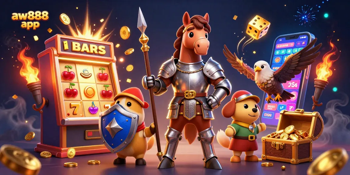 Experience thrilling wins with the aw888 app featuring exciting slot elements and captivating characters.