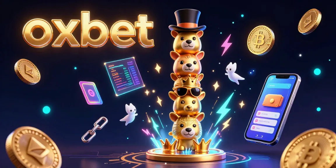 Enjoying the thrill of gaming with oxbet's animated totem and crypto elements.