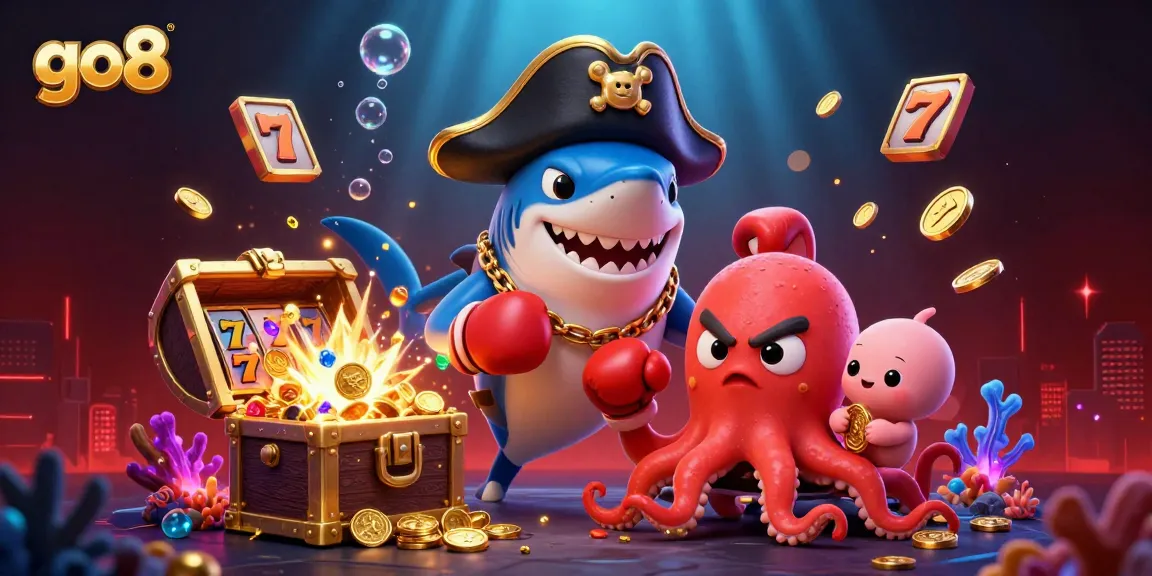 Enjoy thrill and excitement at GO8 casino with diverse games and vibrant characters.