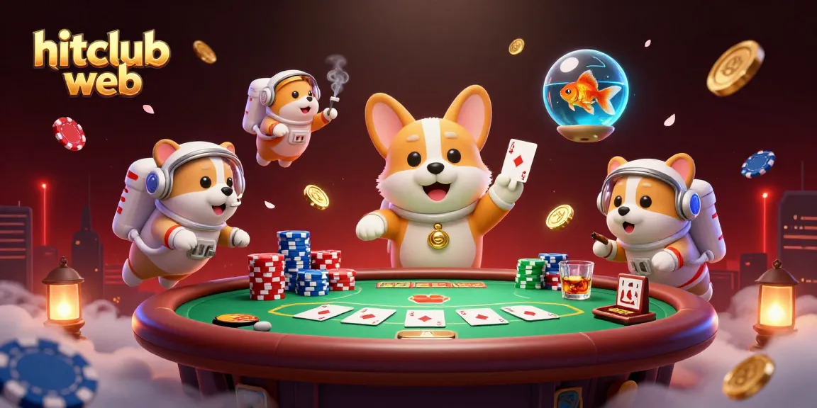 Experience the thrill at hitclub web with a vibrant 3D casino scene filled with games and dynamic gameplay.