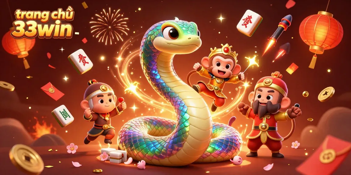 Experience the excitement of gaming at trang chủ 33win with a vibrant 3D digital illustration showcasing casino themes.